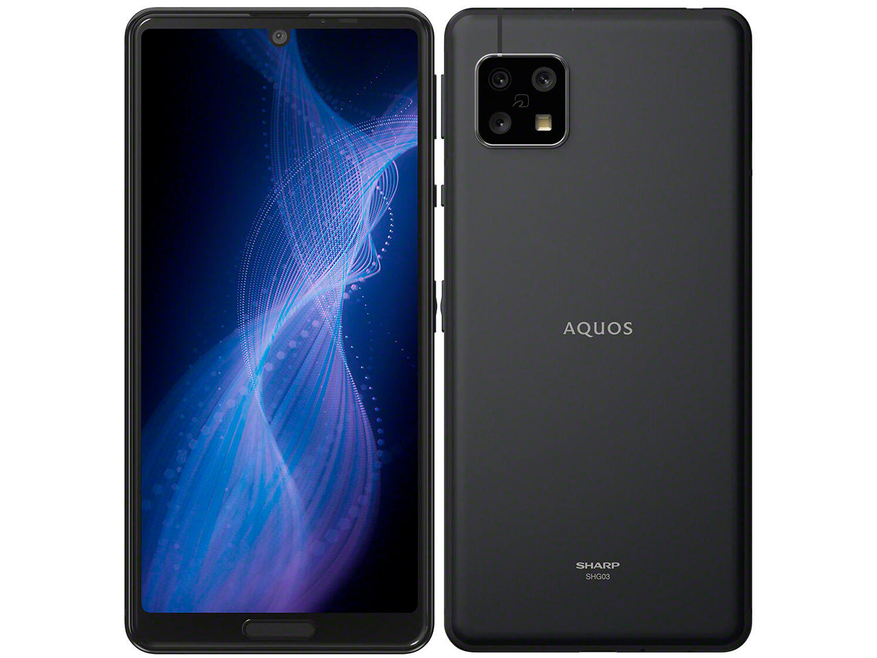 【中古】AQUOS sense5G SHG03 au版SIMフリー 64GB SIMフリー ランクB