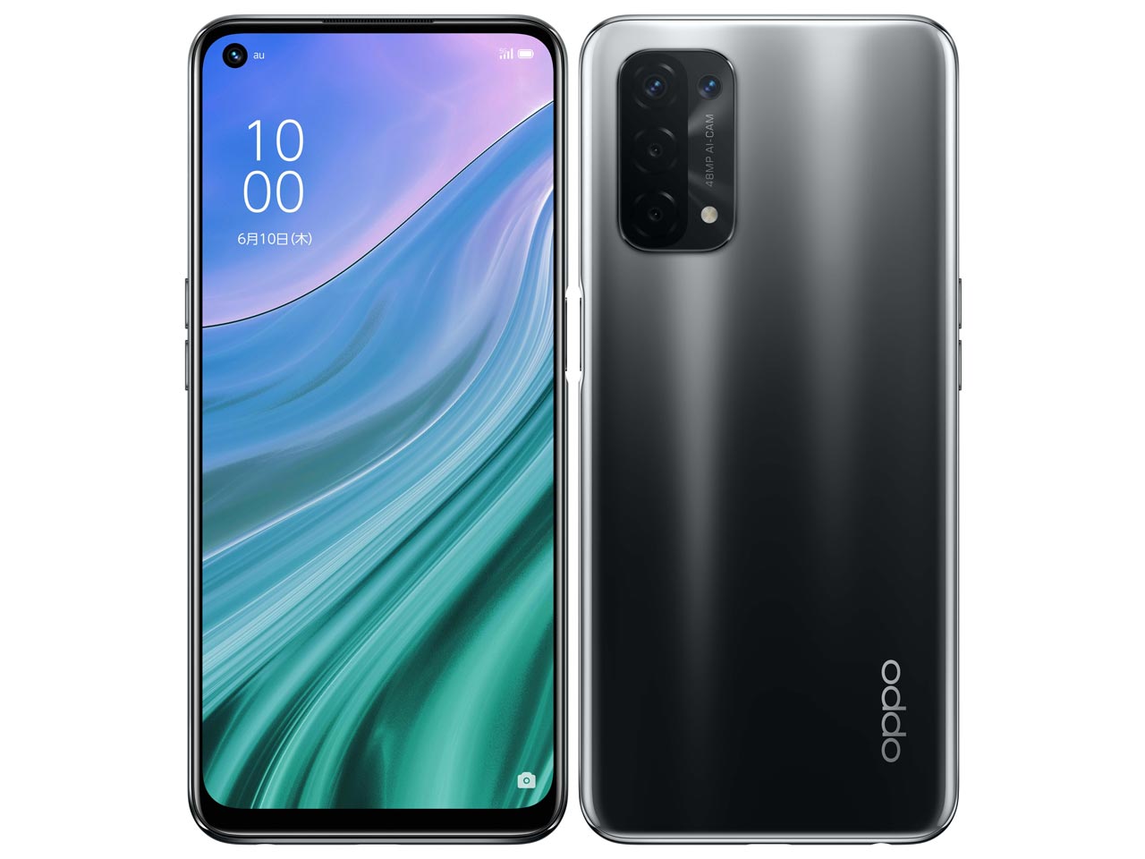 【中古】OPPO A54 5G OPG02 64GB au版 SIMフリー ランクC