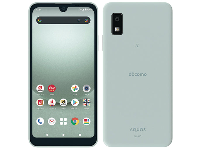 【中古】AQUOS wish3 SH-53D dokomo版 64GB ランクS SIMフリー