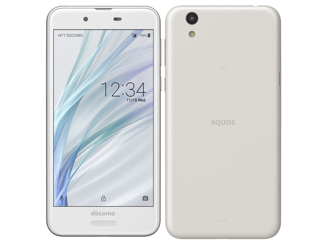 【中古】AQUOS sense SH-01K 32GB docomo版SIMフリー ランクS