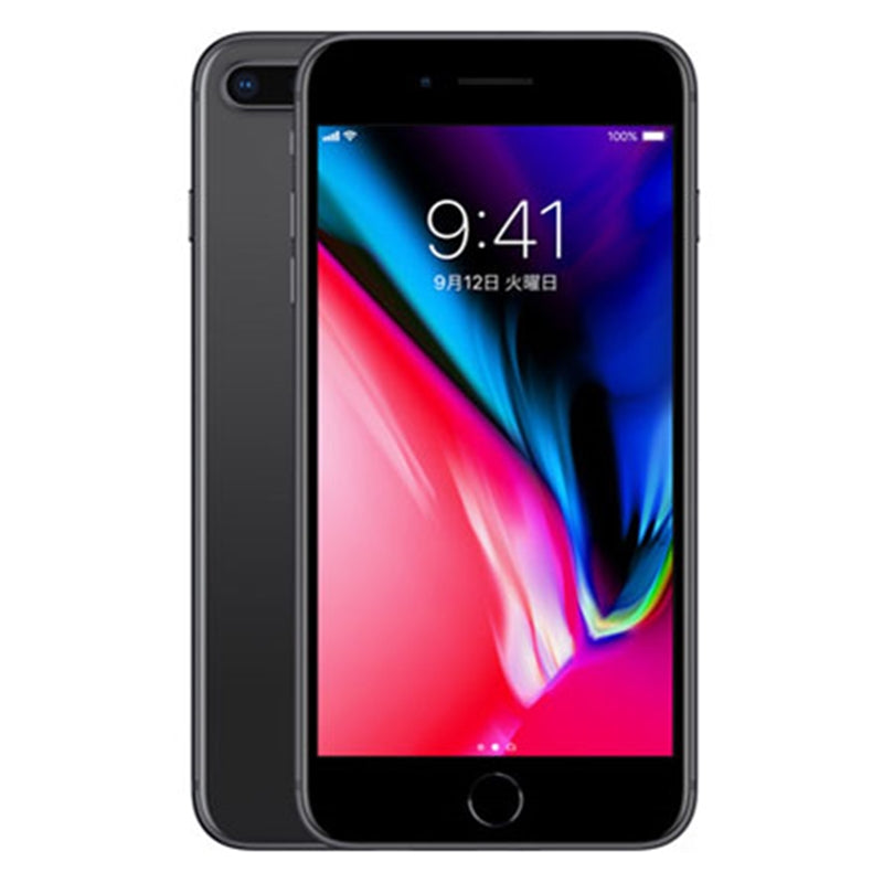 【中古】【整備済み品】iPhone 8 plus 64GB SIMフリー ランクB バッテリー100%に交換済み