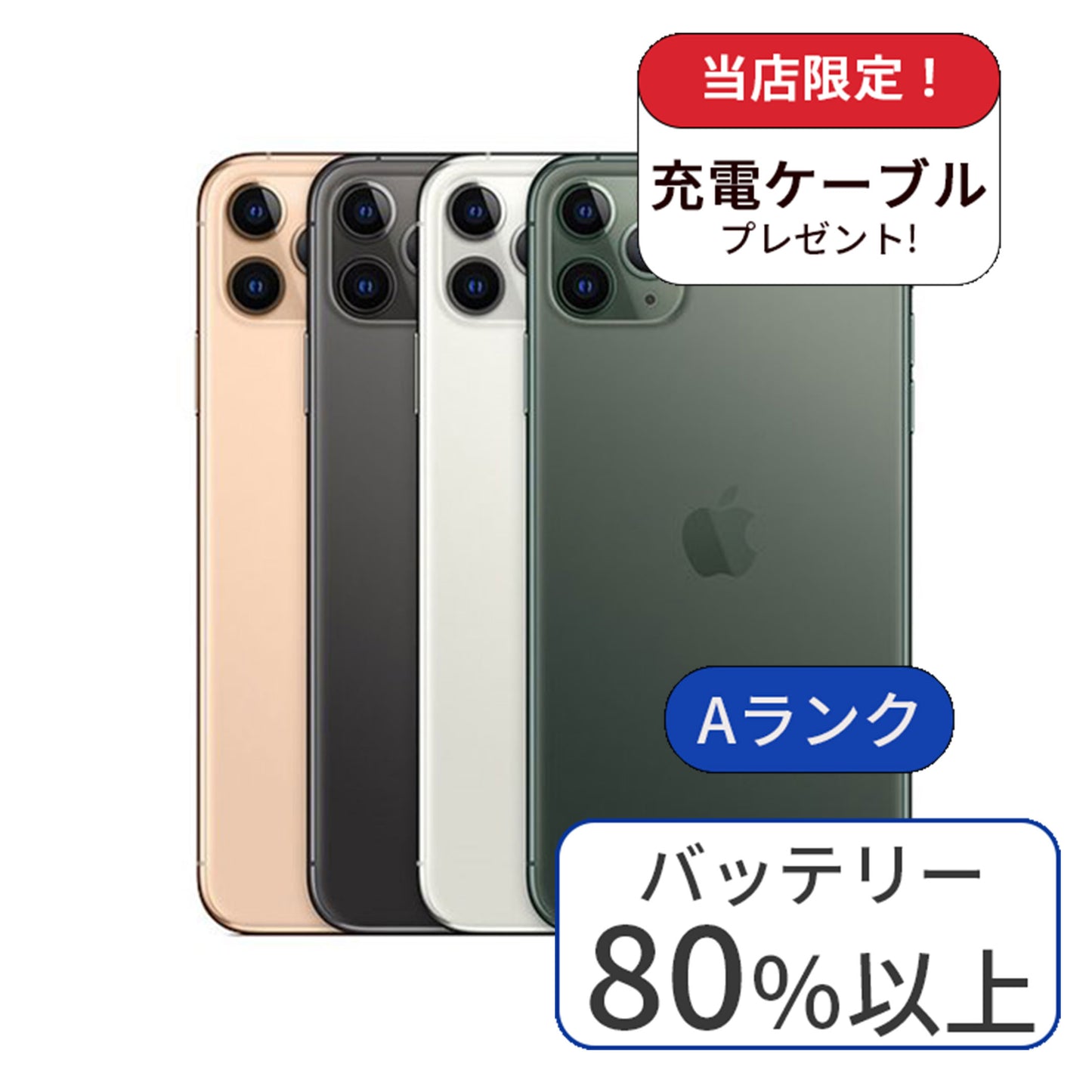 【中古】iPhone 11 pro max 64GB SIMフリー 利用制限△ ランクA