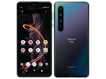 【中古】AQUOS R5G SH-51A 256GB docomo版 SIMフリー ランクB