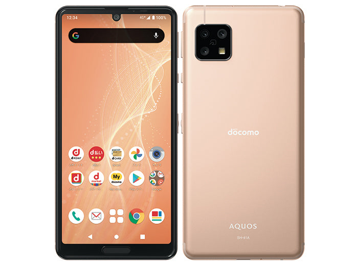 【中古】AQUOS sense4 SH-M15 64GB SIMフリー ランクC