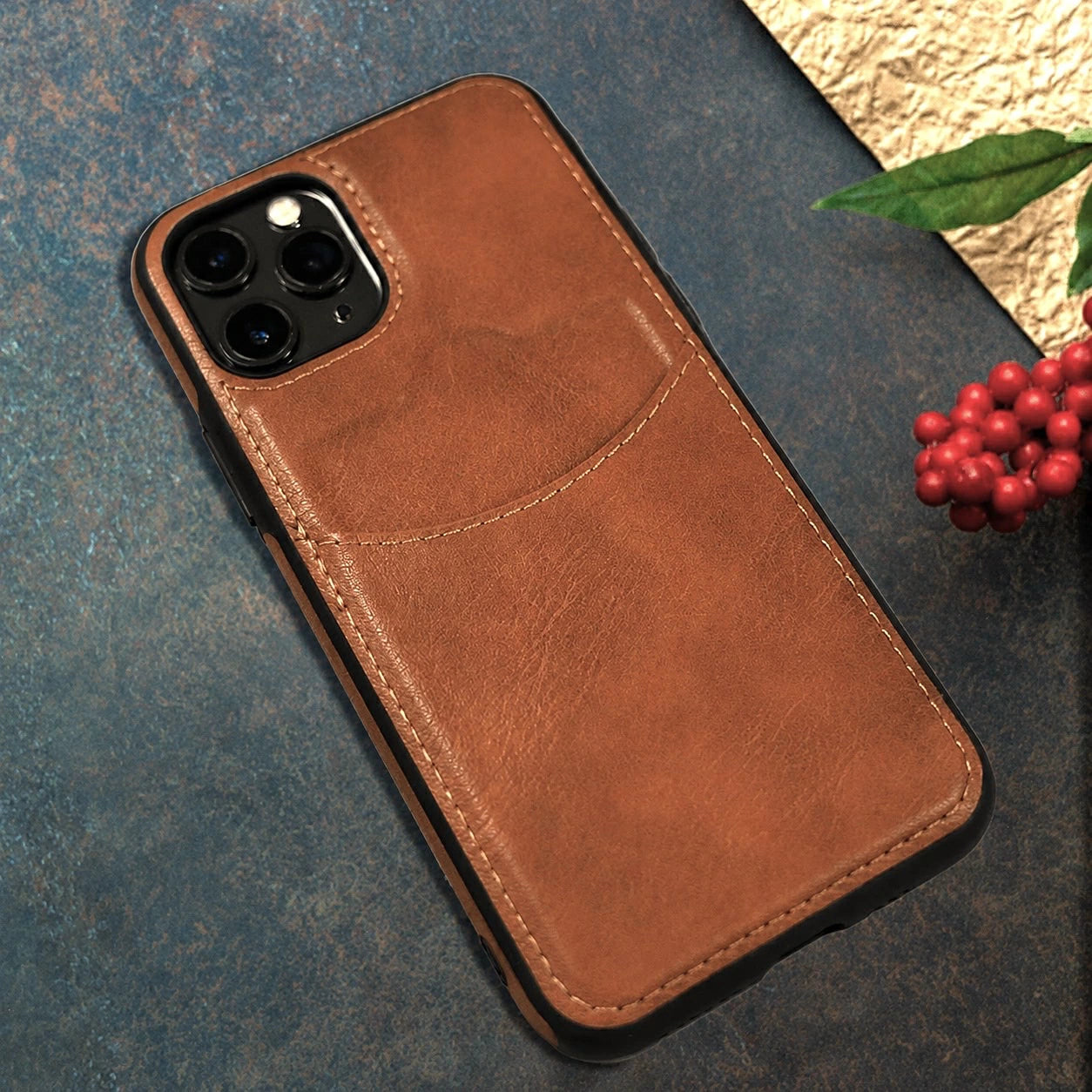 【送料無料】iPhoneケース スマホケース iPhone11 iPhone11Pro iPhone12 iPhone13 韓国 レザー調 カード収納 背面収納 ポケット シンプル メンズ レディース