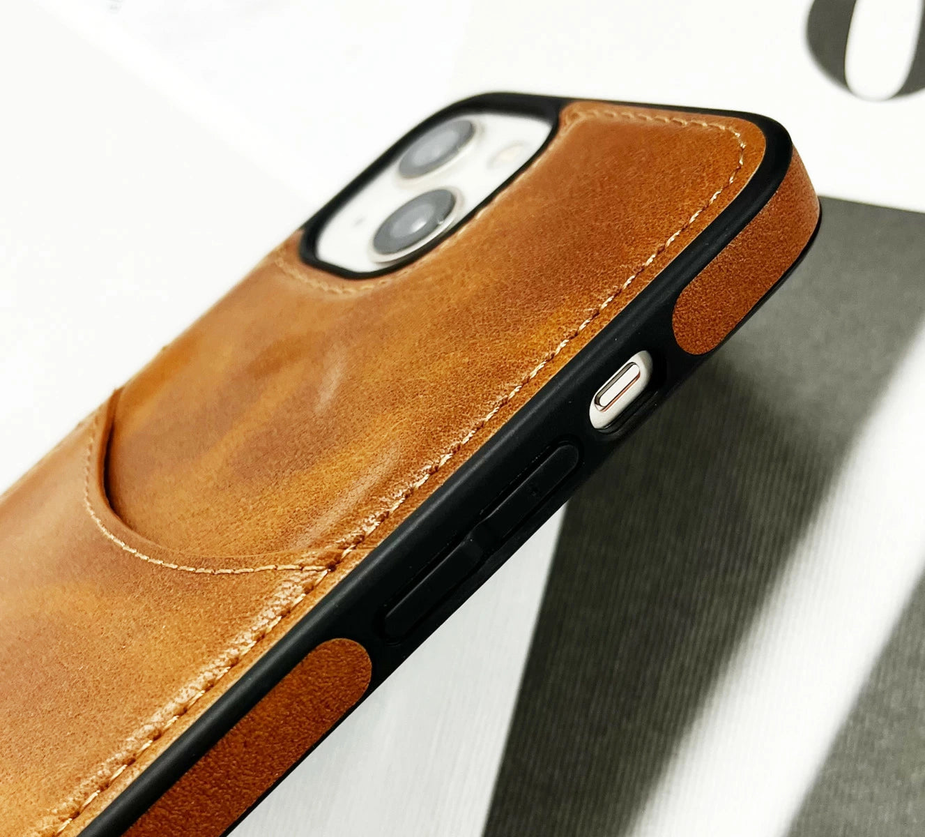 【送料無料】iPhoneケース スマホケース iPhone11 iPhone11Pro iPhone12 iPhone13 韓国 レザー調 カード収納 背面収納 ポケット シンプル メンズ レディース
