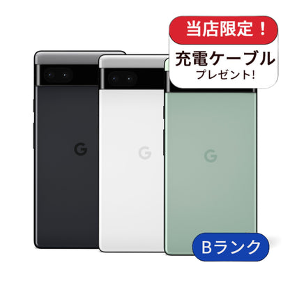 【中古】Google Pixel6a pixel6a 128GB au版 SIMフリー ランクB