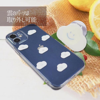 訳あり！在庫限りセール特価 スマホケース iPhone 11/112  雲 クリア iPhoneケース