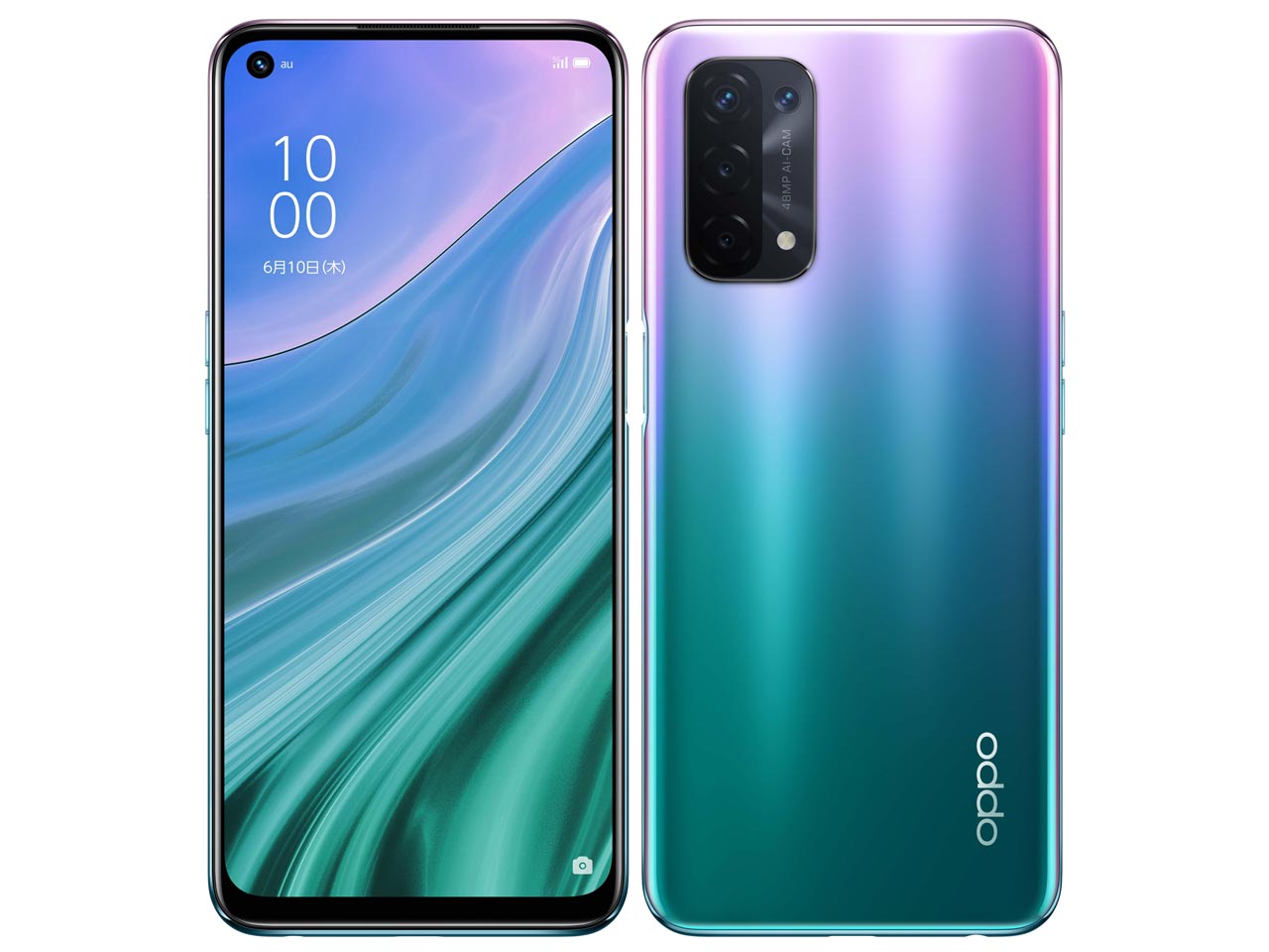 【中古】OPPO A54 5G OPG02 64GB au版SIMフリー ランクB